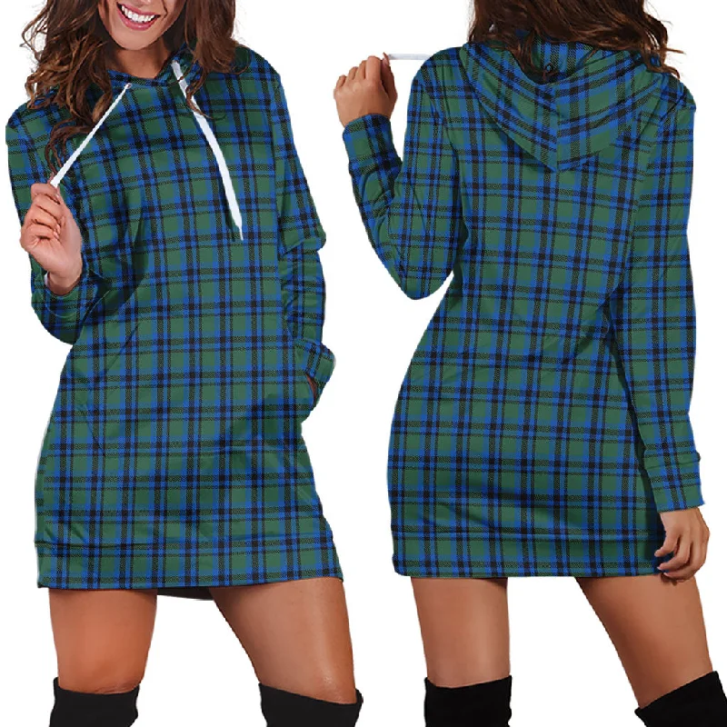 Falconer Tartan Hoodie Dress Minimalist unclassified dresses