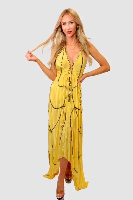 Tulum Yellow Dress Trendy new unclassified dresses