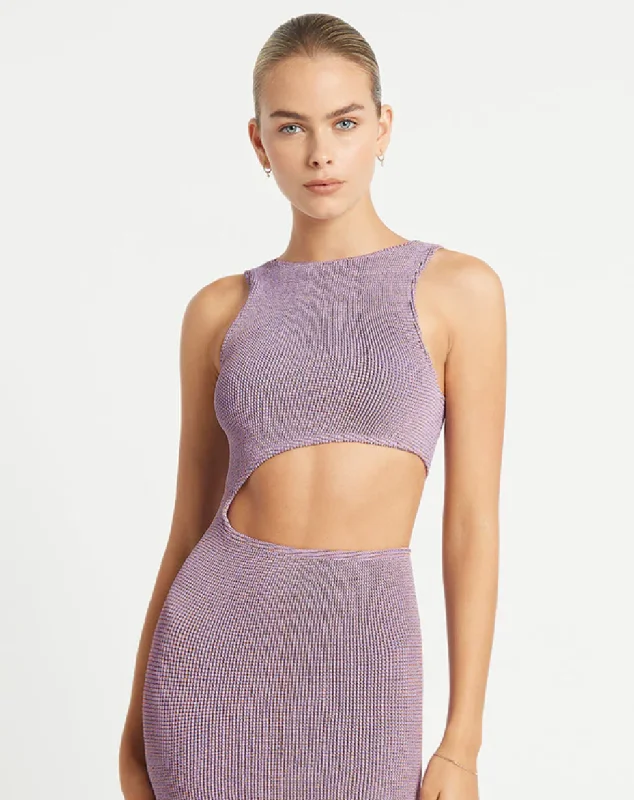 Lurex Elissa Dress - Lavender Chic unclassified dresses