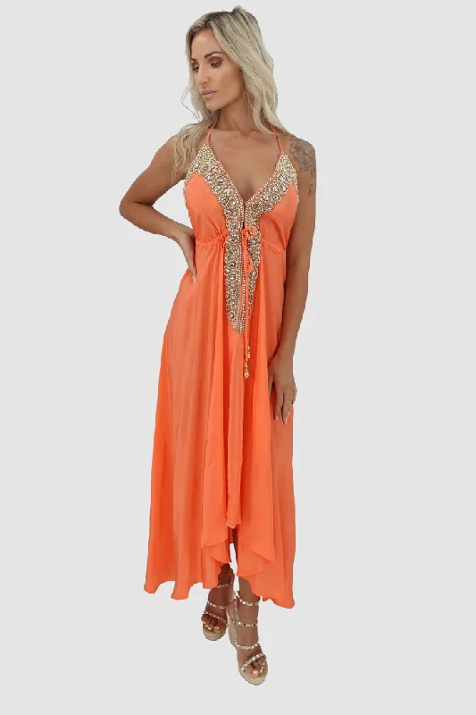 Marrakesh Peach Dress Tulle unclassified dresses