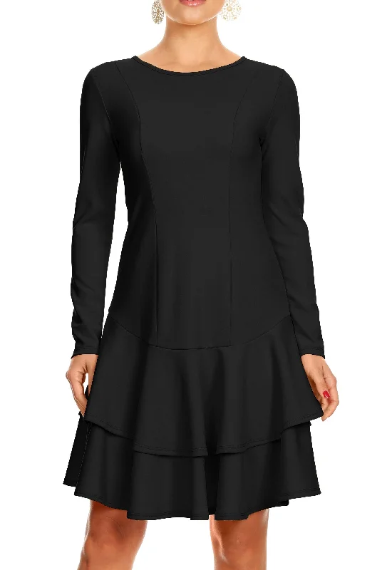 Classy Redefined Ruffle Dress Comfortable unclassified dresses