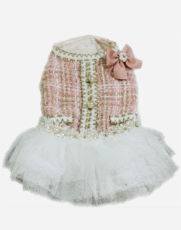 Pink Tweed Tutu Dress Printed unclassified dresses