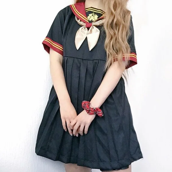 Review For Navy Collar Sailor Dress YV40127 Mesh unclassified dresses