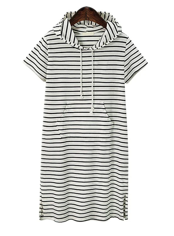 Striped Blouse Dresses Casual Work Office Dress Formal unclassified dresses