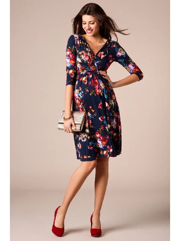 Tiffany Rose Maternity & Nursing Dress Willow Midnight Garden High-low unclassified dresses