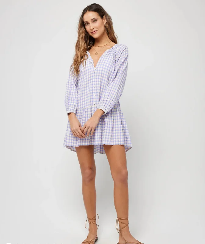 Vida Dress - Park Slope Gingham Wrap unclassified dresses