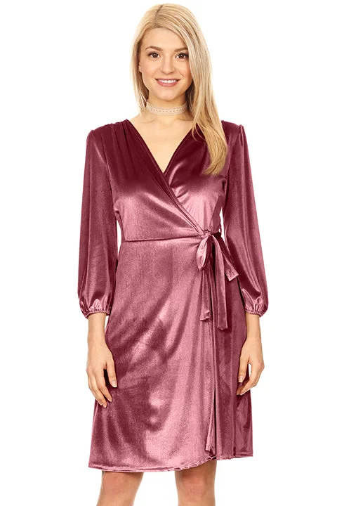 Say it with Warmth Wrap Dress Discounted unclassified dresses