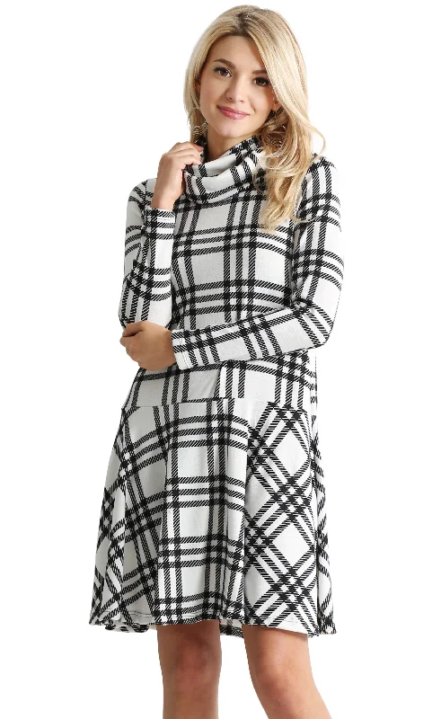 Ivory - Black Plaid