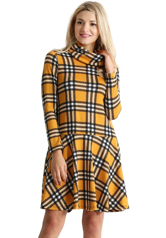 Yellow - Black Plaid