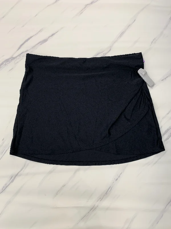 Black Skirt Mini & Short Cma, Size Xl Vintage Pleated Skirt