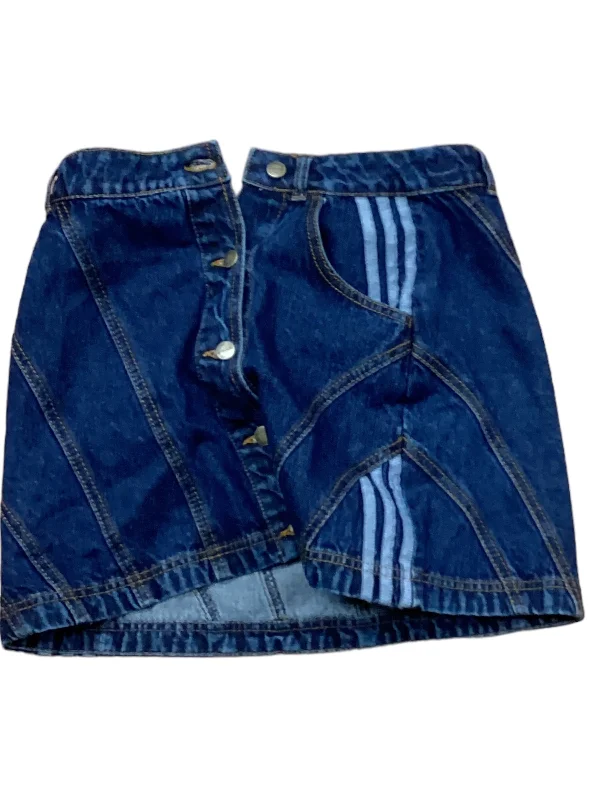 Blue Denim Skirt Mini & Short Ivy Park, Size M Colorful Mini Skirt