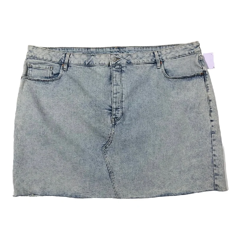 Blue Denim Skirt Mini & Short Old Navy, Size 26 Soft Mini Skirt