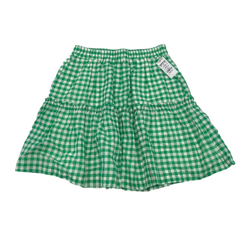 Green Skirt Mini & Short Draper James Rsvp, Size Xs Soft Denim Skirt