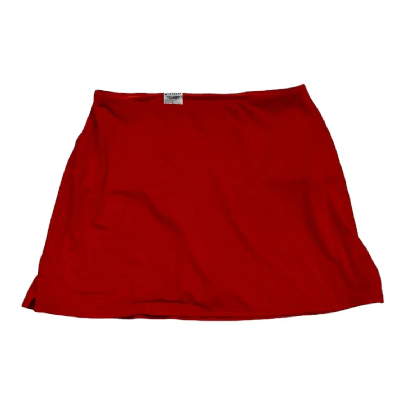 Orange Skirt Mini & Short Athleta, Size S Flirty Mini Skirt