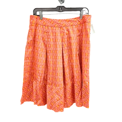 Orange Skirt Mini & Short Talbots, Size 10 Summer Skater Skirt