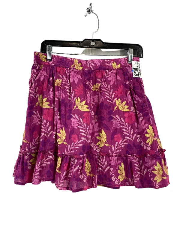 Purple Skirt Mini & Short Rachel Zoe, Size M Front Pocket Mini Skirt