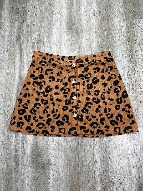 Tan Skirt Mini & Short Shein, Size Xl Colorblock Mini Skirt