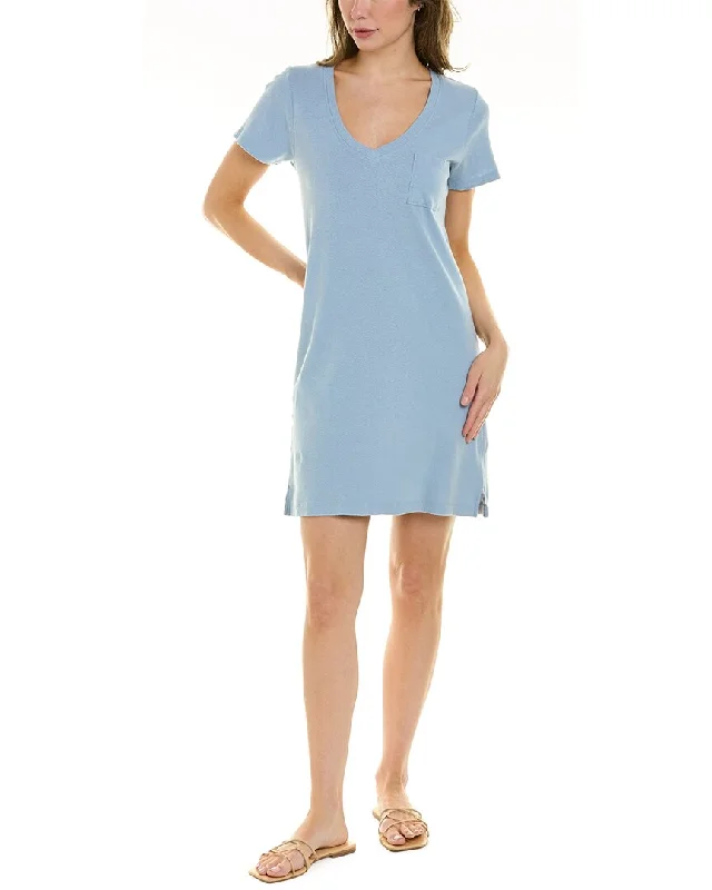 bobi Pocket T-Shirt Dress Sexy Shirt Dress