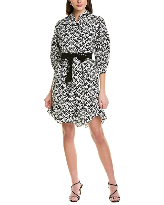 Diane von Furstenberg Paige Shirtdress Shift Shirt Dress