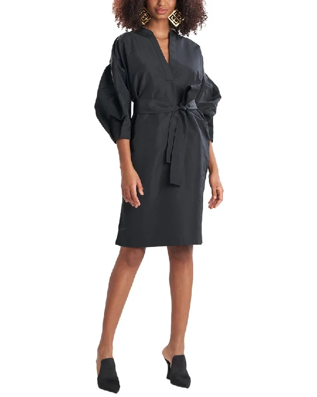 Natori Balloon Sleeve Shirtdress Cute Shirt Dress