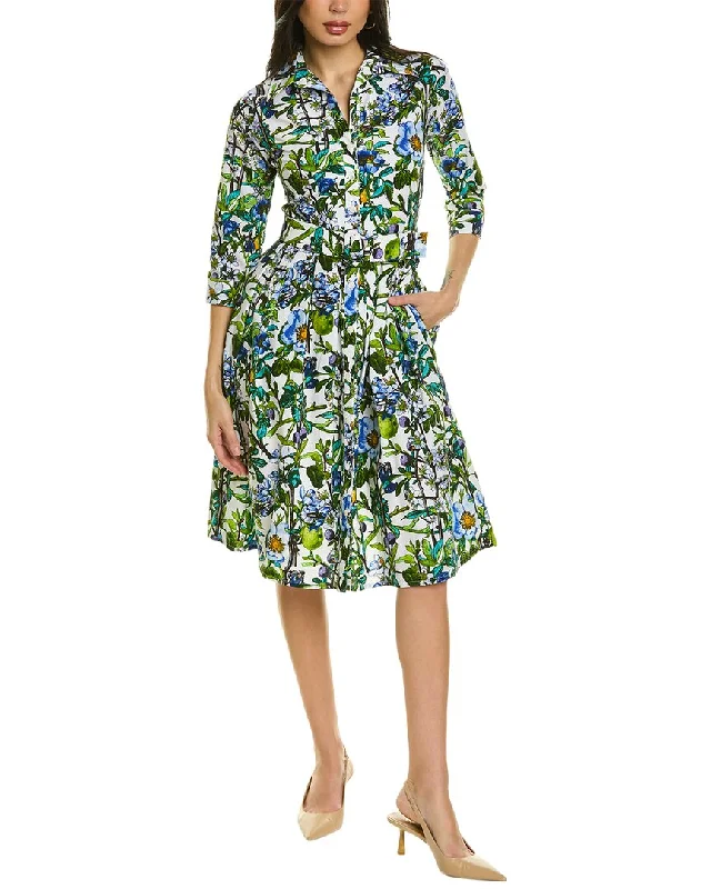 Samantha Sung Audrey Shirtdress Shirt Dress Style